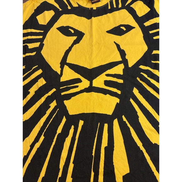 Disney The Lion King Broadway Musical All Over Print T-Shirt Large - Picture 2 of 5